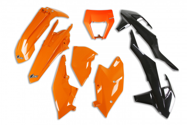 Plastic Kit OEM Color 17 & 19 for Ktm EXC 125 - EXC 150 - EXC 250 - EXC-F 250 - EXC 300 - EXC-F 350 - EXC-F 450 - EXC-F 500 ...